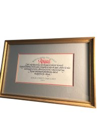 Watch Over Thy Child Prayer Matted And Framed GBR1