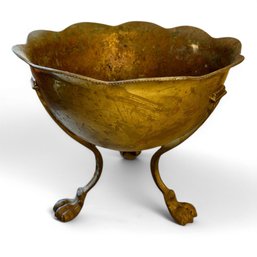 Brass & Copper Pedestal Vase, 19th Century