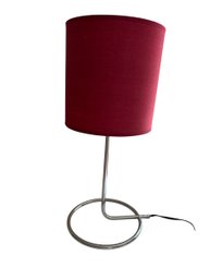 Red Table Lamp Works!