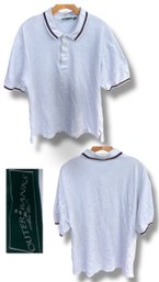 Outer Banks White Polo With Trim