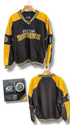 Medium Boston Bruins Black & Yellow NHL Pullover.