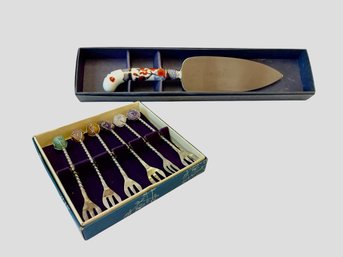 Brash-sylmar Appetizer Picks & Prill Shelfield Cake Knife