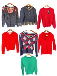 Multi Colored Woman's Sweaters 7pc