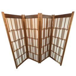 Japanese Four-panel Shoji Screen
