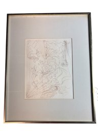 Salvador Dali(1904-1989) Framed Autumn Print Etching