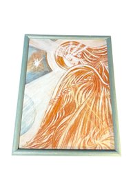 Hail Mary Signed Pastel Painting