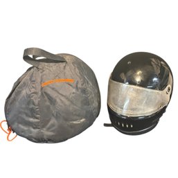 Harley Davidson Motorcycle Helmet And Carrying Bag