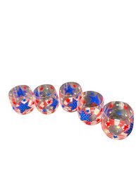4th Of July Decorative Glass Cups