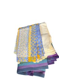 Stack Of Different Cloth And Fabrics