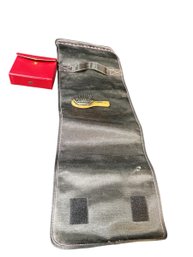 Cosmetic Bag And Mini Lip Stick Case And Mini Hair Brush