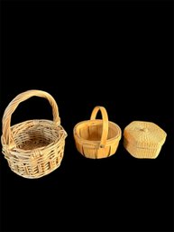 Small Wicker Basket Set