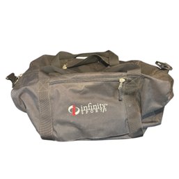 Infinity Sports Large Black Duffle Bag