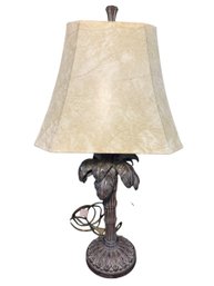 Palm Tree Table Lamp With Shade Works!