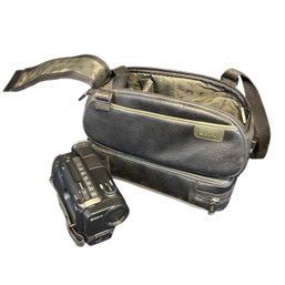 Sony Handycam Hi8 Camcorder In Carry Bag With Accessories