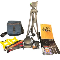 Camera Accessories Tripod, Camera Bag, Books, And More