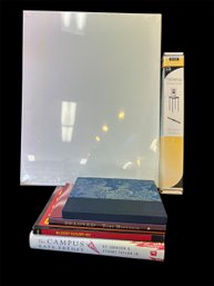 Canvas On Wood, Books And Display Easel