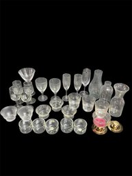 Large Assortment Of Mixed Glassware 28pc