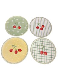 MWW Market Cherry Pickin Plates 4pc