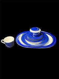 Block Spal Portugal Cobalt Pearl Dinnerware 8pc