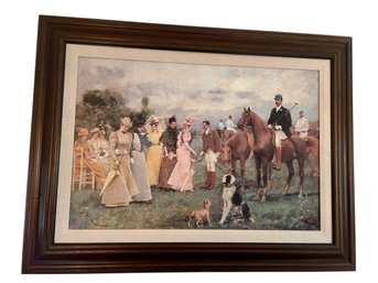 Francesc Miralles I Galaup (1848-1901) High Society Framed Art Print