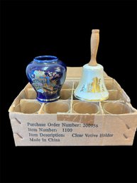Votive Candle Holders, Decorative Vase And Decorative Bell