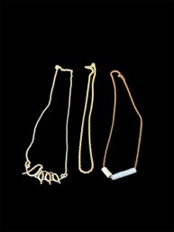 3 Sterling Necklaces