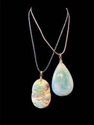 2 Larimar Necklaces