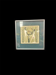 P.French Signed Serigraph