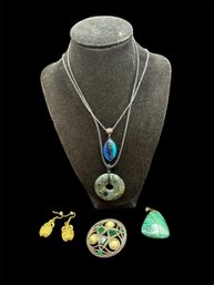 Stones, , Necklaces, Pendants.