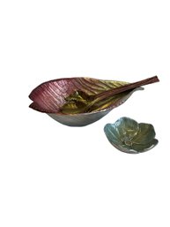 Decorative Salad Bowl By Aram And Decorative Dish By Mariposa