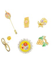 Mosaic Pin, Cloisonne Pin