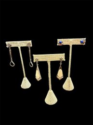 Sterling Blue Lapiz Earrings,