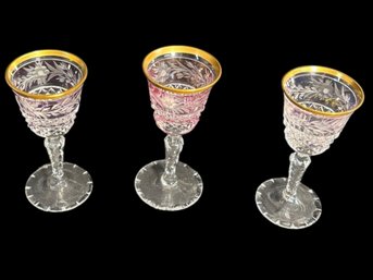 Ebeling  And Reuss Cordial Glasses 3 Pc