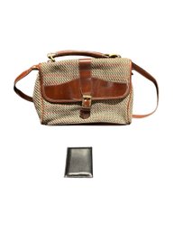 Handbag By Warren Reed And Genuine Leather Card Wallet