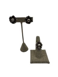 Sterling Suite Earrings /ring