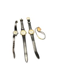 4 Watches-includes, Timex, Bulova And 2 Sharp