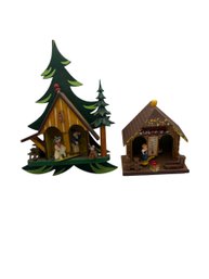 German Folk Wooden Houses