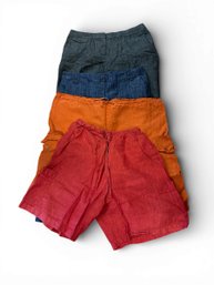 Two Pairs Of Capri Pants And Two Pairs Of Shorts M, 6, 6P