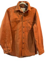 L.L.Bean Lined Jacket/shirt Mens R Medium