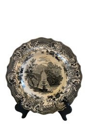 E.Woods & Sons Fountain 9 Antique Plate