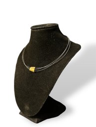 18k Gold Trirope Necklace