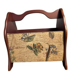 Floral Magazine Rack (BR1)
