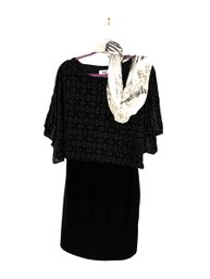 Bailey 44 Dress L And Collection 18 Scarf NWT