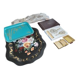 Mixed Metal Trays, Trinkets And More! (LR)