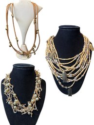 Set Of 3 Nautical Necklaces