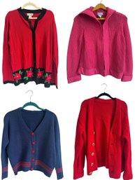 Pop Of Color Sweater Set Of 4