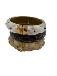 3 Lucite Bracelets By Alexis Bittar