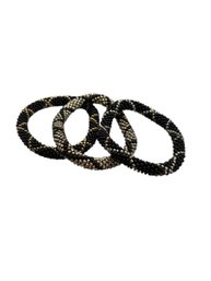 3 Beaded Slip On Bracelets-NWOT