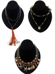 Colorful Costume Jewelry Set Of 3