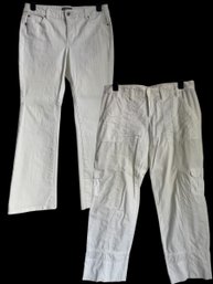 White Pants Set Of 2